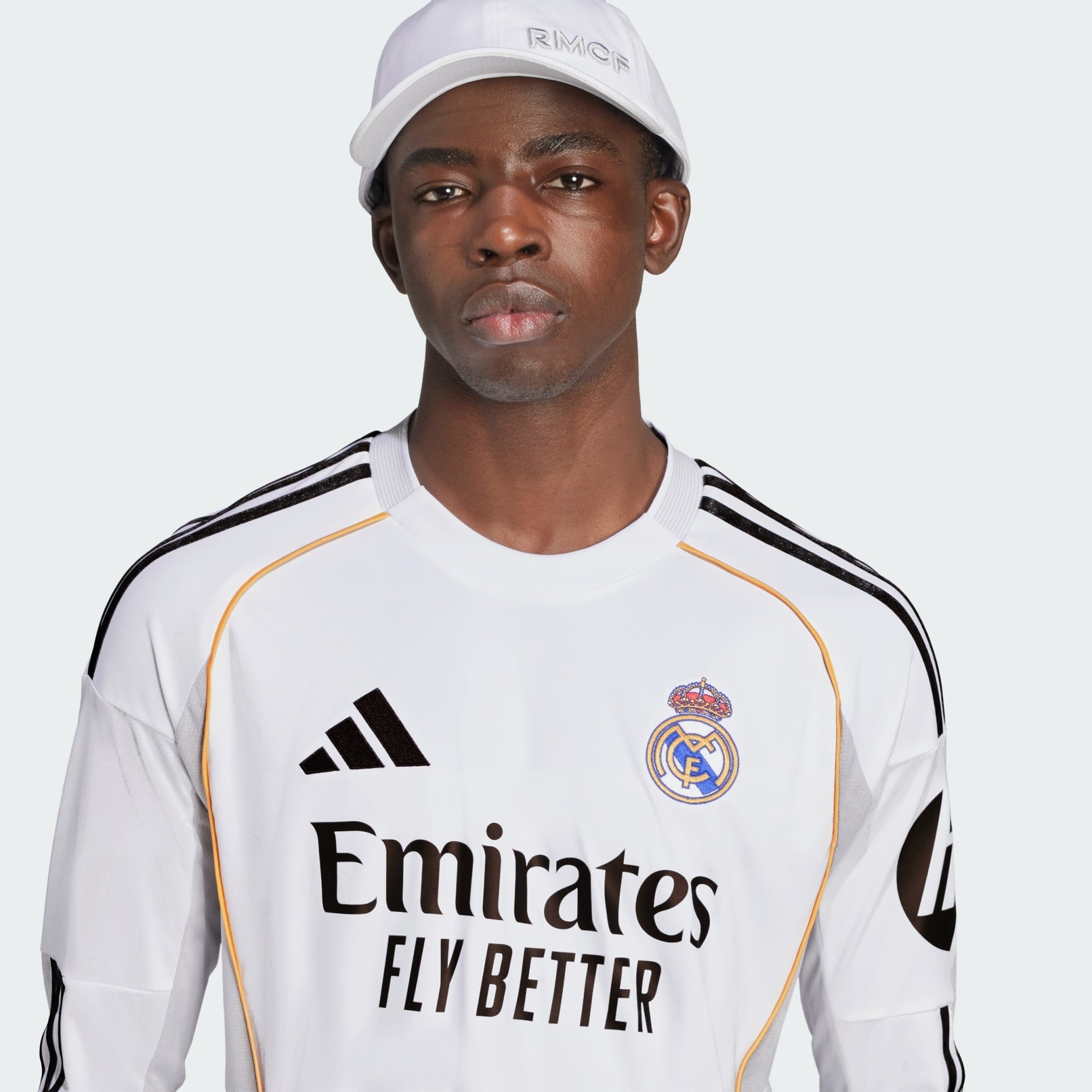 25/26 Adidas Real Madrid Long Sleeve Home Jersey