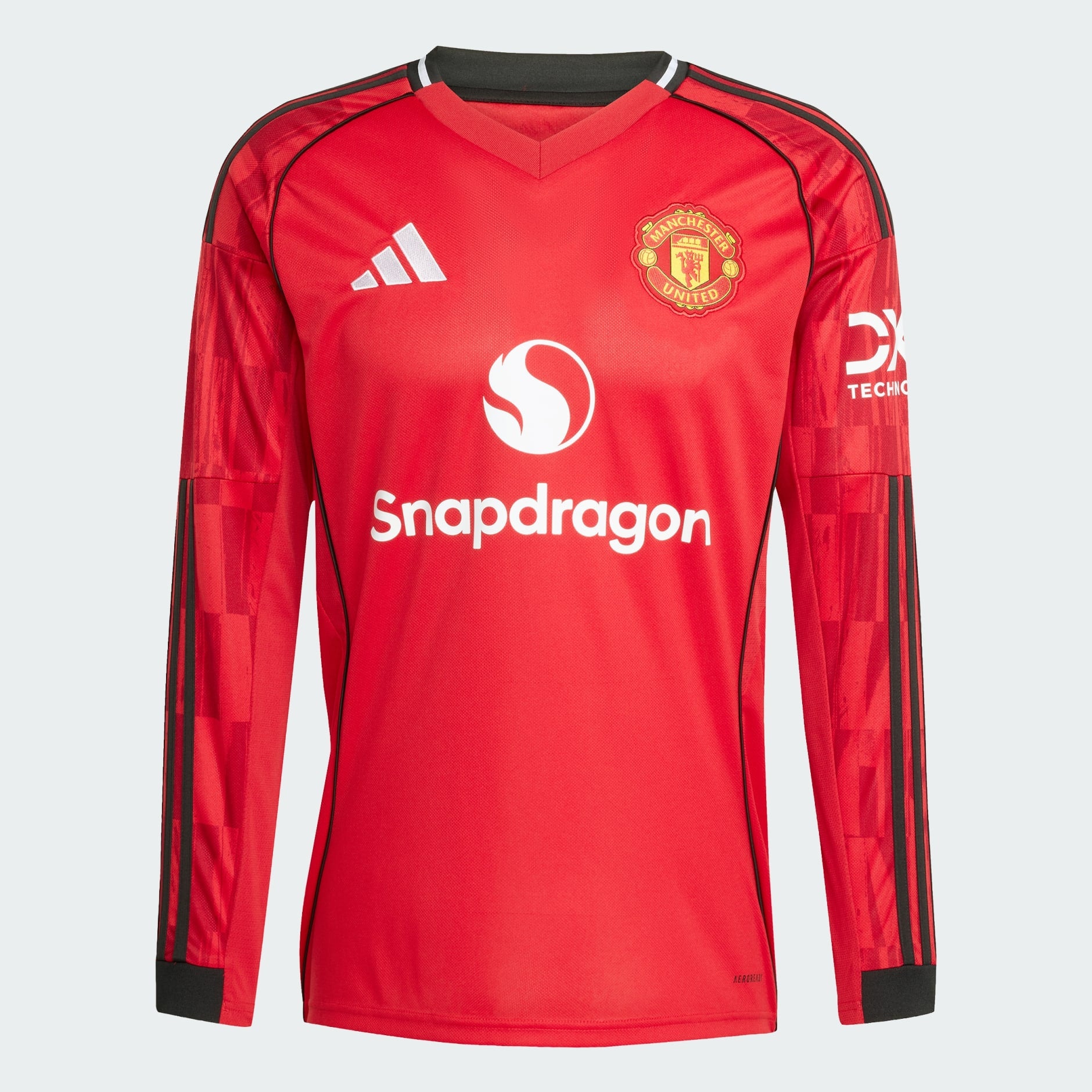 25/26 Manchester United Long Sleeve Home Jersey