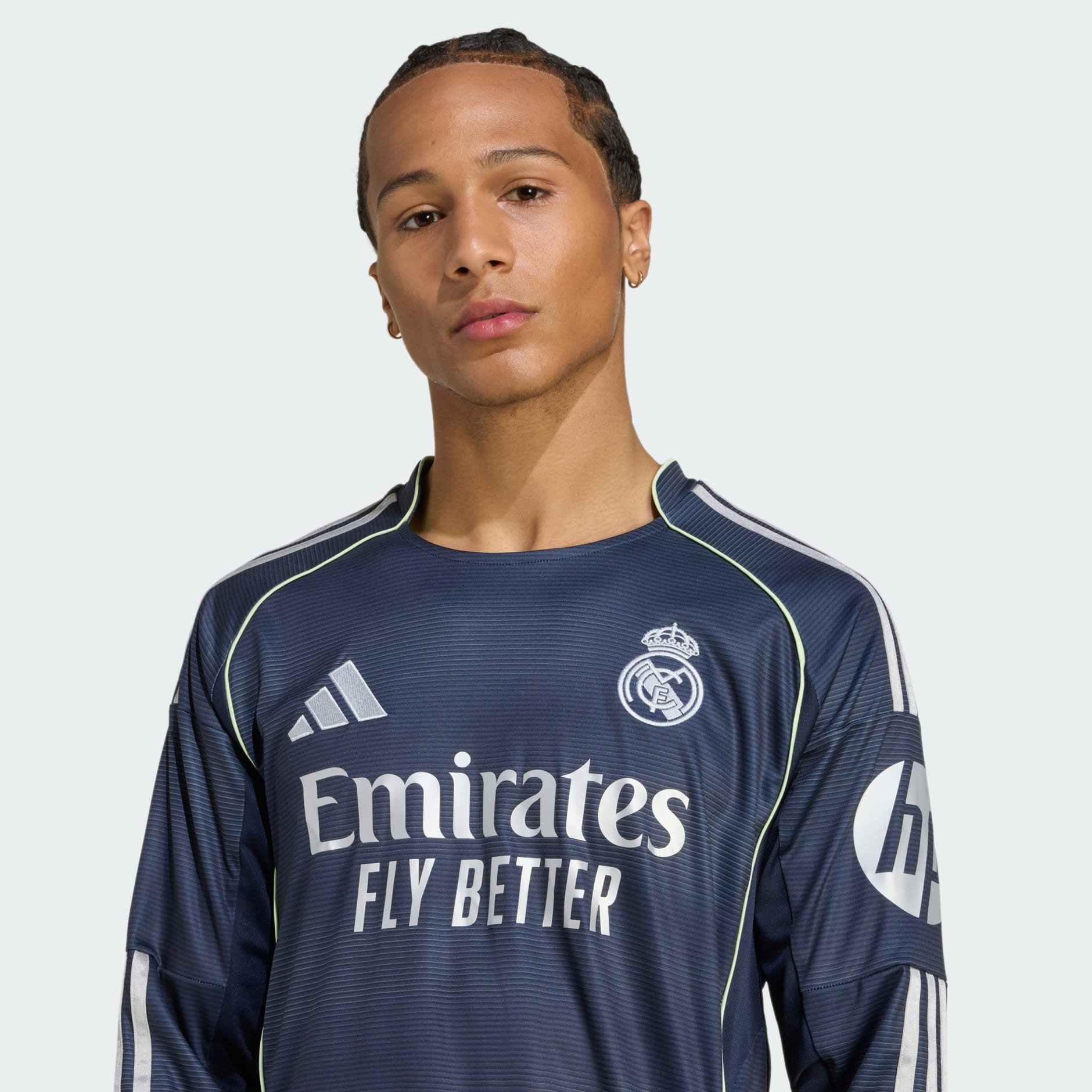 25/26 Adidas Real Madrid Long Sleeve Away Jersey