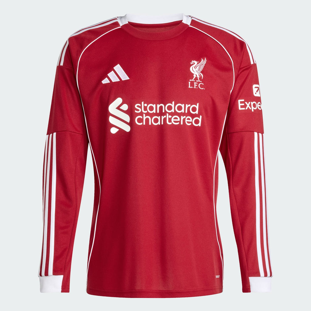 2025/26 Liverpool FC Long Sleeve Home Jersey