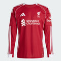 2025/26 Liverpool FC Long Sleeve Home Jersey