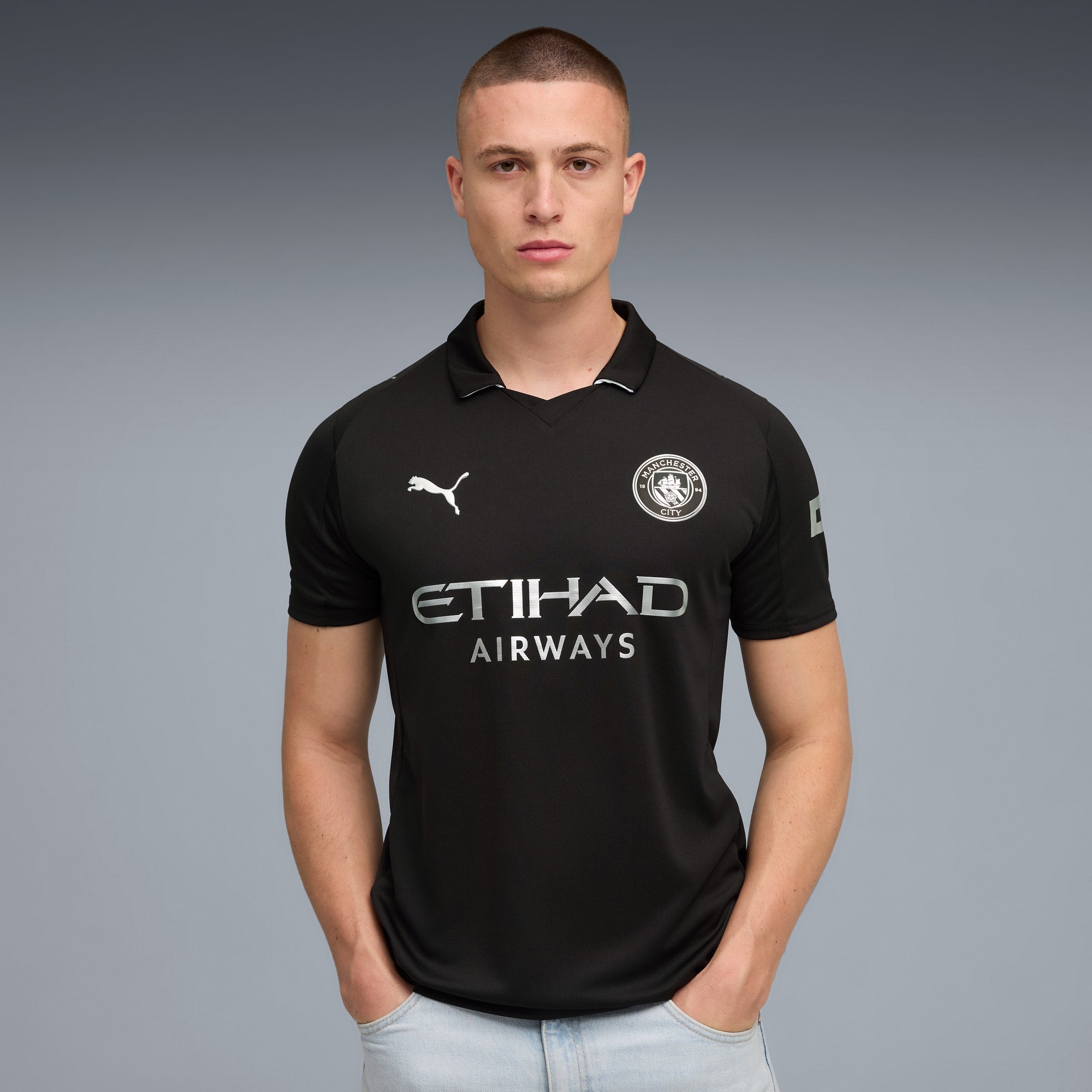 PUMA Manchester City 25-26 Authentic Away Jersey