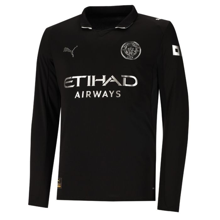 PUMA 2025/26 Manchester City Long Sleeve Away Jersey